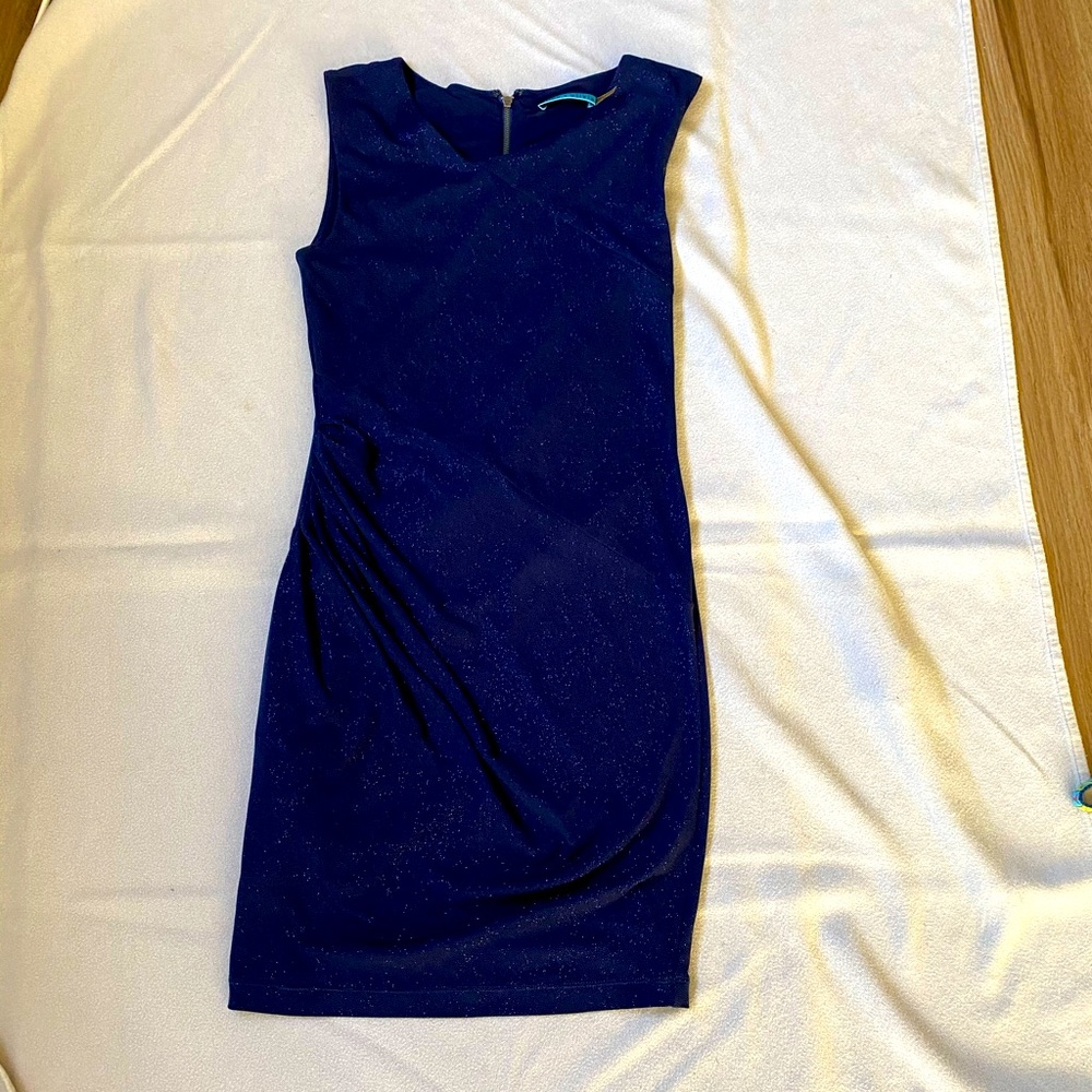 Alice & Olivia Blue Body Con Dress Size 8